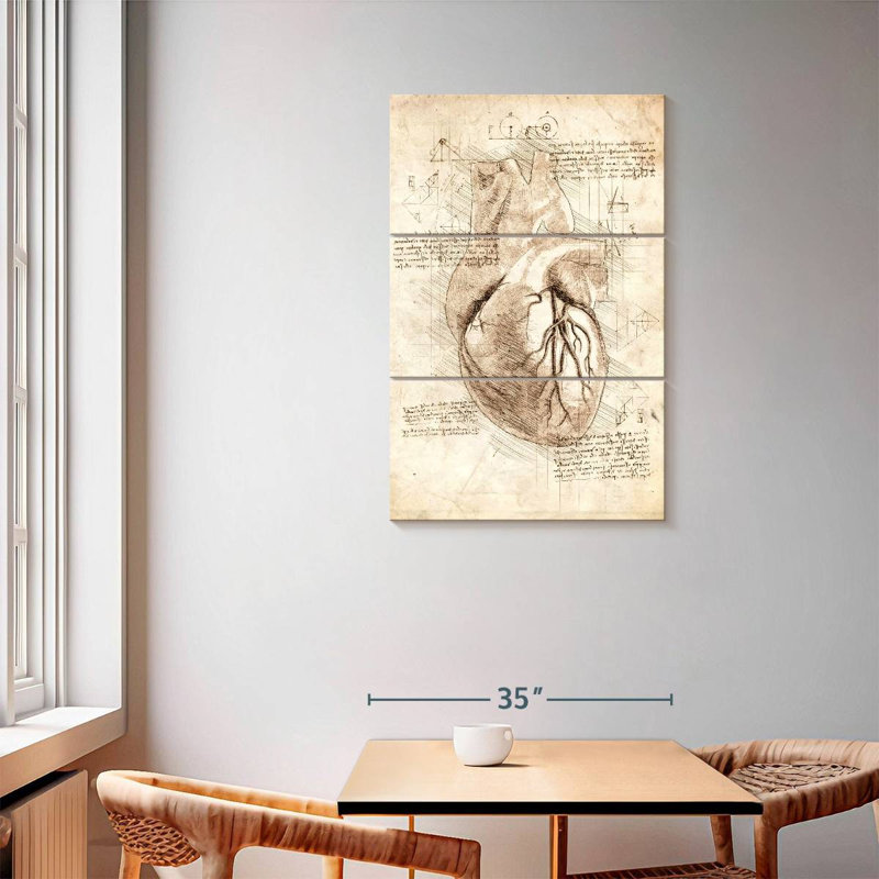 Keiri Human Heart, 57" H x 36" W