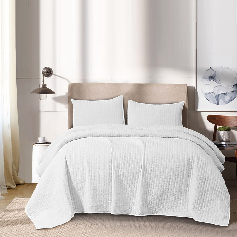 Wonderful Cotton Jersey Quilt Set 3 Piece, King Quilt + 2 Additional Pieces