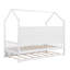 Lit double avec lit gigogne, lit pour enfant avec tablette-1666274758