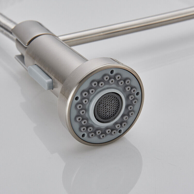 Belfry Kitchen Wall Pull Down Kitchen Faucet, Brushed Nickel