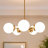 Mid-Century Modern 5-Light Globe Pendant Lighting
