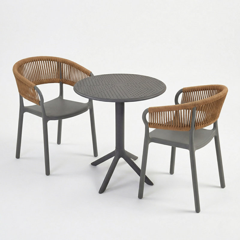 Plastic Patio Dining Set Table,