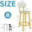 Tabouret de comptoir 24,6 po Sivansh-725851731-725851730