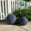 Sphère décorative en céramique glacière réactive bleue intérieure / extérieure-2039504042-2039504043