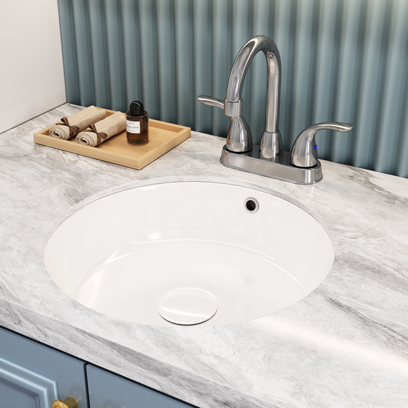Robinet de lavabo pour salle de bain 11,83 po, Argent argent