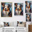 «Playful Collie Portrait I», reproduction sur toile-814469966-814469955