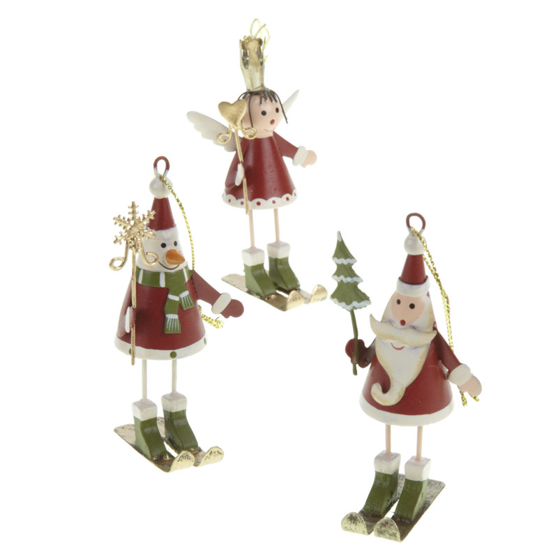 9cm Metal Hanging Figurine Ornament