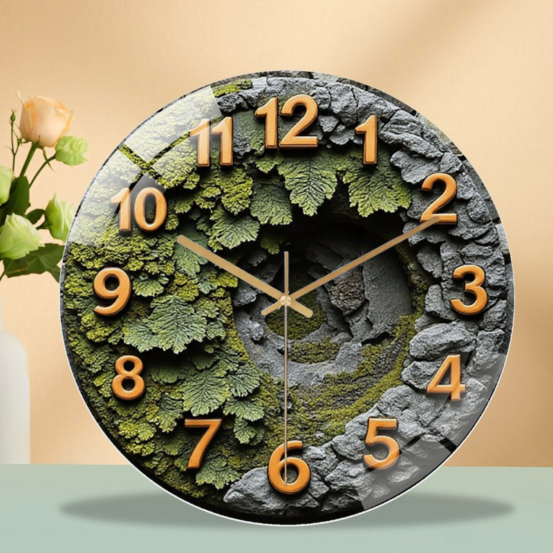 Horloge murale en pierre 12 po