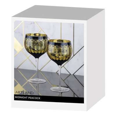 Midnight Gin Glasses