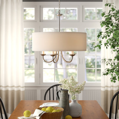 5 - Light Dimmable Drum Chandelier