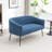 Upholstered Faux Fur Loveseat-1108305445-1108305449