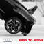 HOMCOM Audi RS e-tron GT Licensed Electric Car for Kids 12V Music Black