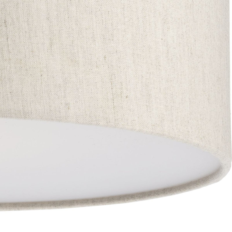 Luminaire suspendu cylindrique 1 lumière, Écru