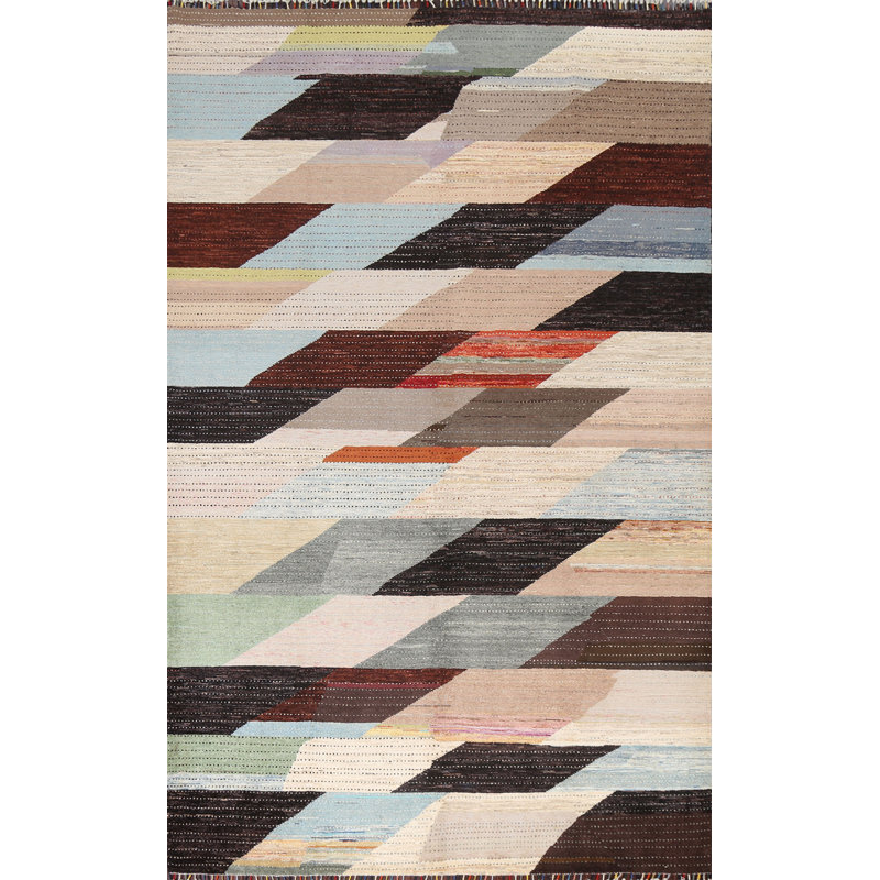 Tapis abstrait en laine Gabbeh