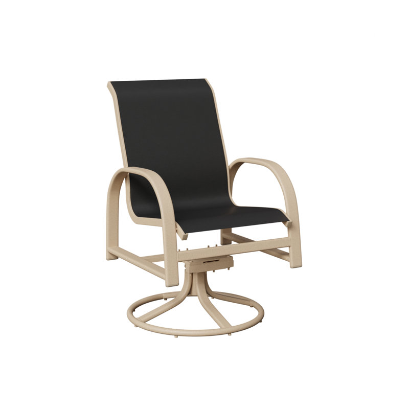 Chaise berçante berçante pivotante Berlin Gardens, Aluminium Luna multicolore, Noir