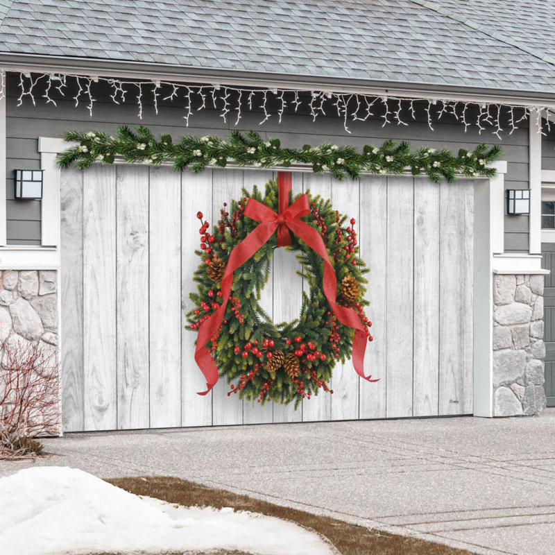 Bannière de porte de garage Christmas Christmas