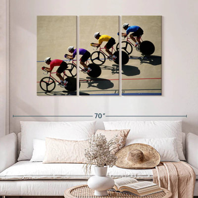 Male Track Cyclists