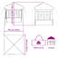 Vidaxl Pop-Up Party Tent Oxford Fabric Event Outdoor Celebration UV Protection-126173763-126173762