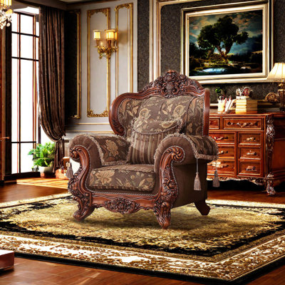 Chaise avec accoudoirs de 49,6 po European