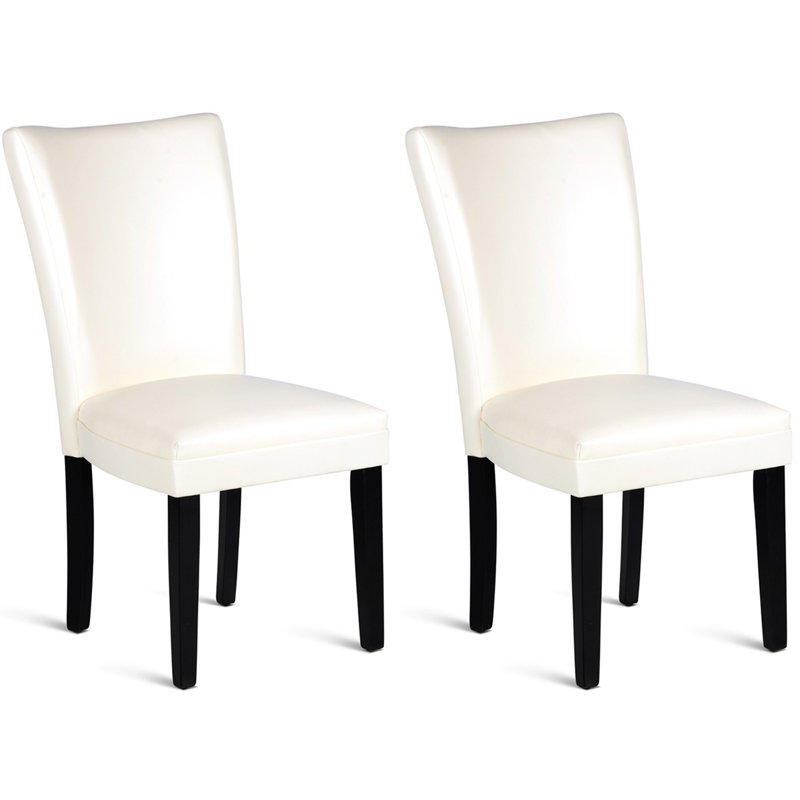 Novosel 50cm H Upholstered Side Chair, White