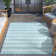 Well Woven Medusa Stria Geometric Flat-Weave Indoor/Outdoor Area Rug