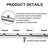 Pressure Washer Undercarriage Cleaner, 16 Inch Power Washer Surface Cleaner, Undercarriage Water Car Broom Attachment With Extension Wand, 4000 Psi