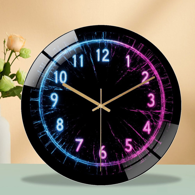 Horloge murale 12 po Neon