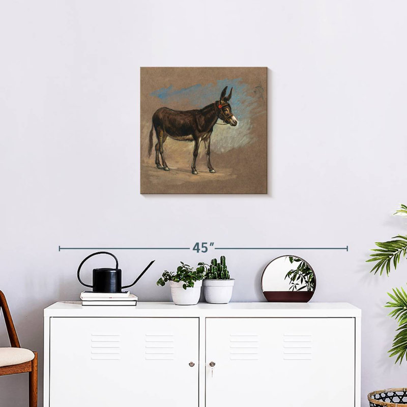Brampt Study. A Mule, 20" H x 20" W