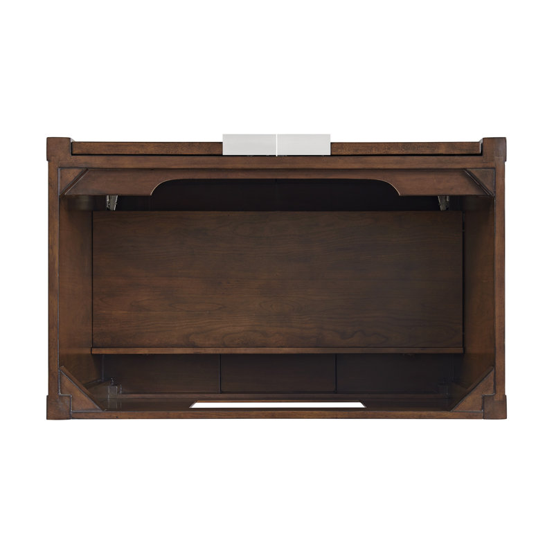 Through Lines 36" Single Bathroom Vanity, Brown