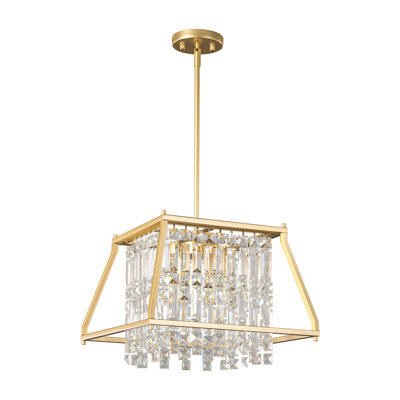 Jibri Crystal Dimmable Square / Rectangle Chandelier