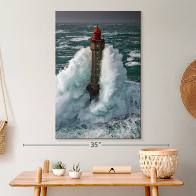 Tempête à la Jument, reproduction sur toile