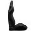 Ensemble de 2 nouveaux sièges baquets de course Universal Stitch Black Stitch Leather