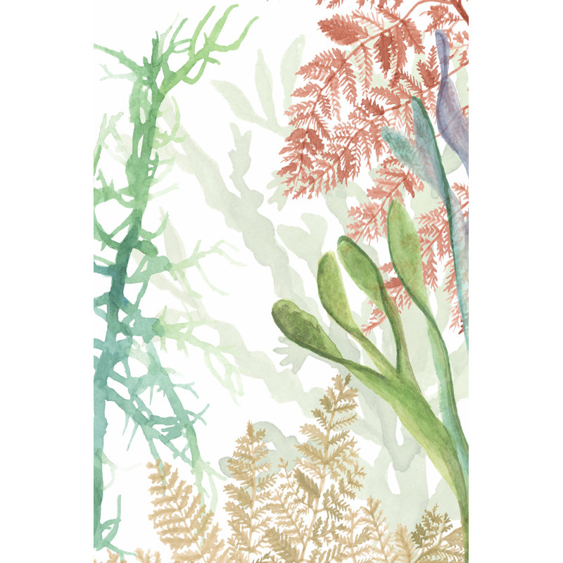 Woven Seaplants I - Wrapped Canvas Painting, 122cm H x 81cm W x 3.8cm D