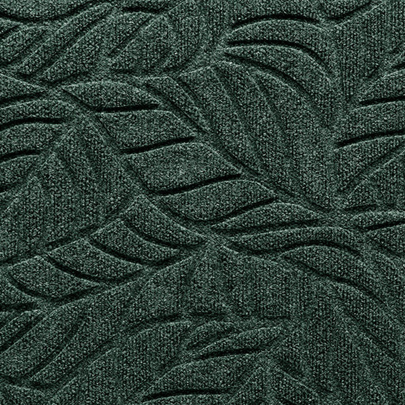 WaterHog Tropical Leaves 23 in. X 35 in. Indoor Outdoor Door Mat, Green