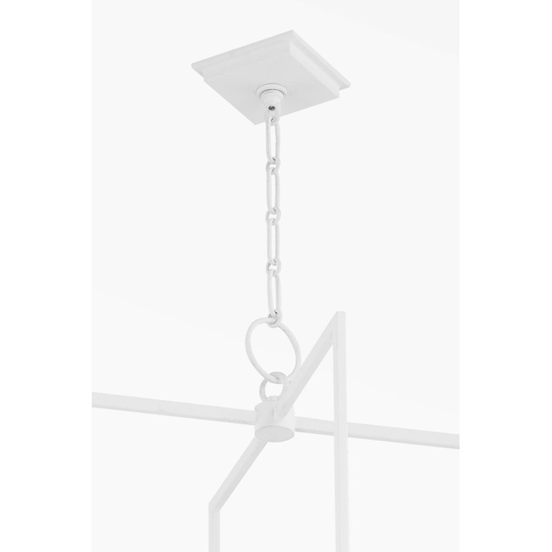 Middleborough Lantern by Mark D. Sikes, 31.5" H x 20" W x 20" D, Aged Iron
