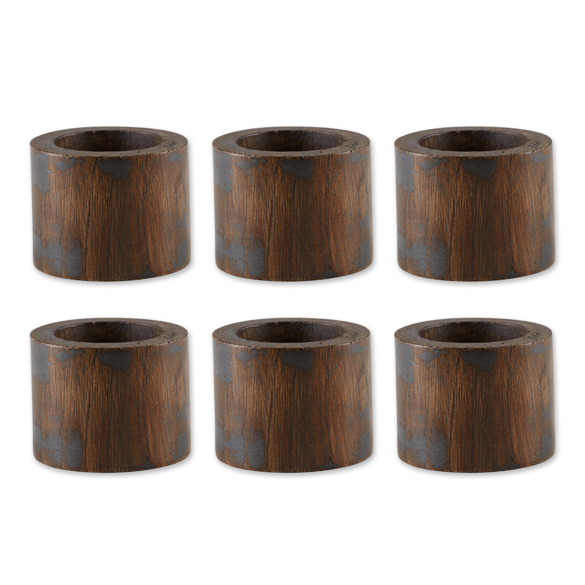 Wood Band Napkin Ring, Dark Brown