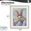«Sleeping Easter Bunny with Eggs», reproduction sous verre encadrée, design par The Prints Vibe-130836010-130836012