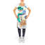 Bonhomme de neige avec tablier berger australien