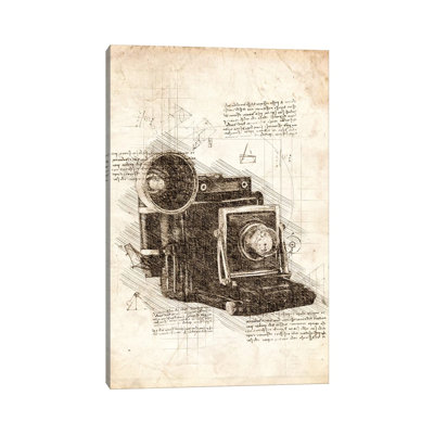 «Old Caméra» par Cornélin, impression sur toile tendue