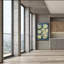 «Epic Graffiti», collection Oolong B par Chariklia Zarris, art mural sur toile, 40 po x 60 po