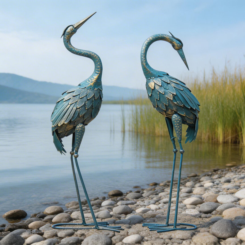 Haraway Waterproof Metal Garden Statue