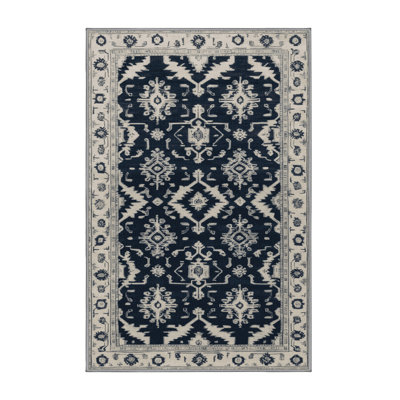 Machine Washable Overdyed Gray Area Rug