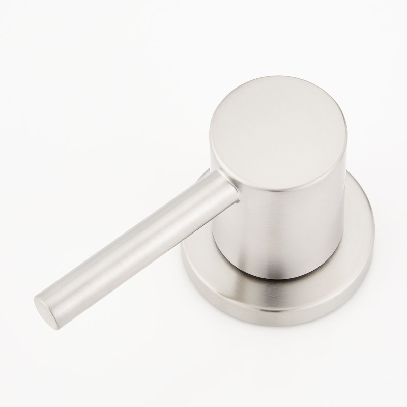 Lexia Widespread Low Bathroom Faucet - Brushed Nickel, Brushed Nickel