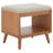 Polyester Upholstered Storage Bench-426035794