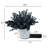 Decorative Faux Blue Eucalyptus Plant Bookend Set
