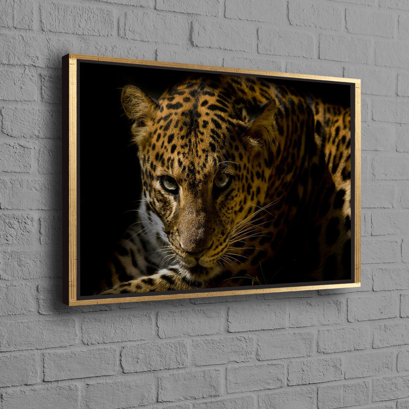 Print on Canvas, 25 cm H x 35 cm W, Gold Floater Framed