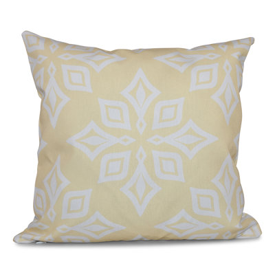 Beach Vacation Geometric Print Square Pillow Cover & Insert