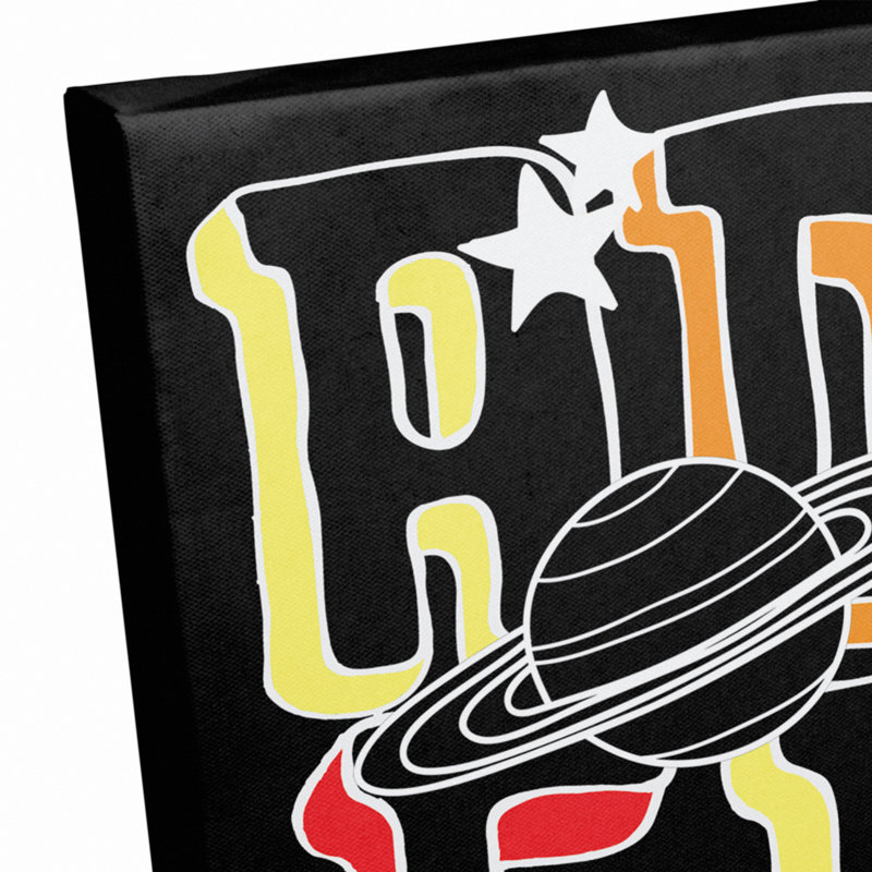 Art sur toile space adventure Biggs, H 14 po x l 11 po x P 1,25 po