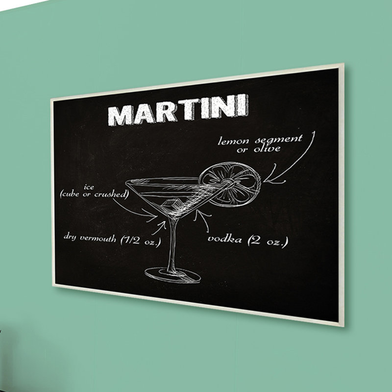 Art mural numérique Ehme «Classic Martini»