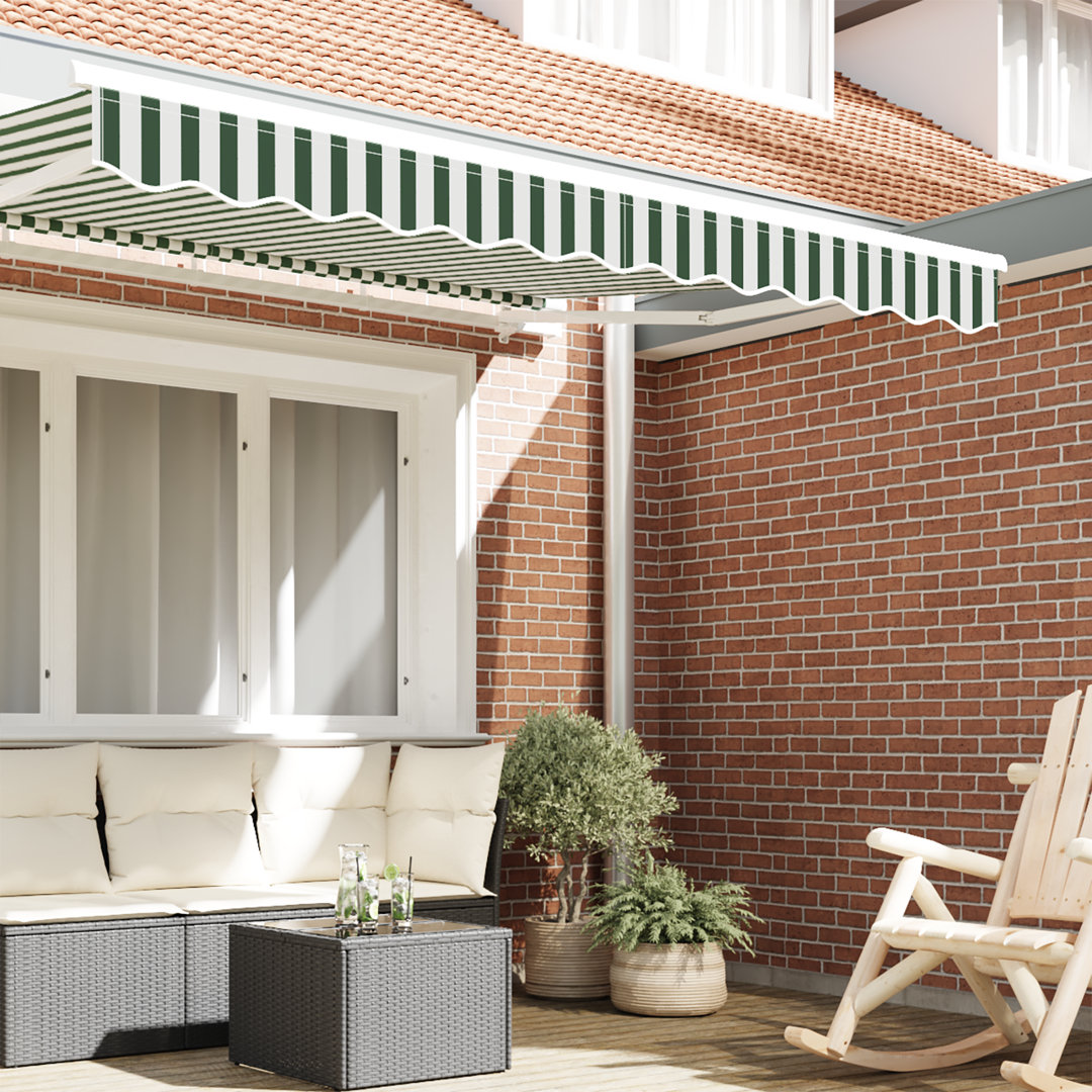 VidaXL 20cm D Retractable Patio Awning